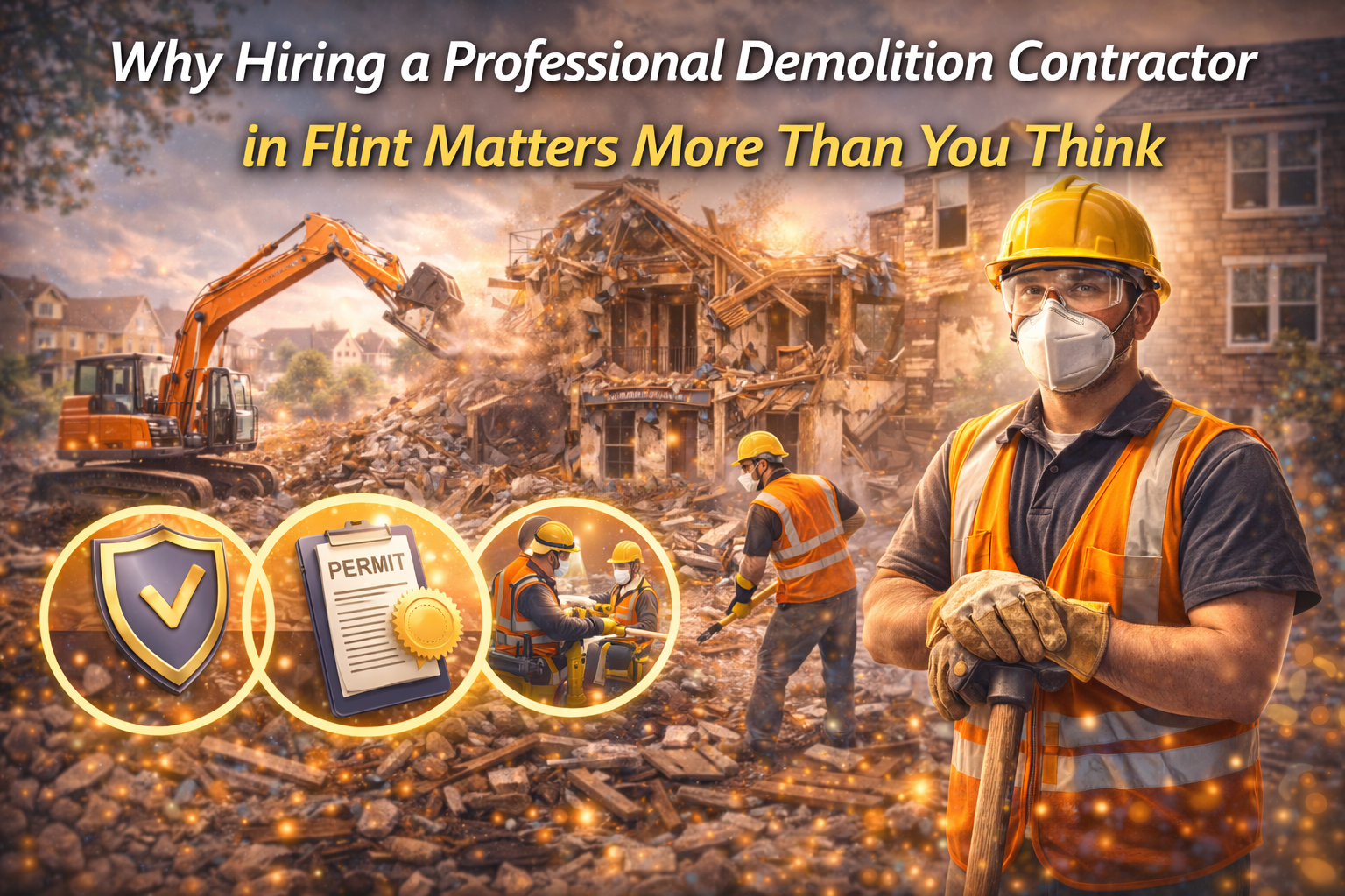 Why Hiring a Professional Demolition Contractor in Flint Matters More Than You Think