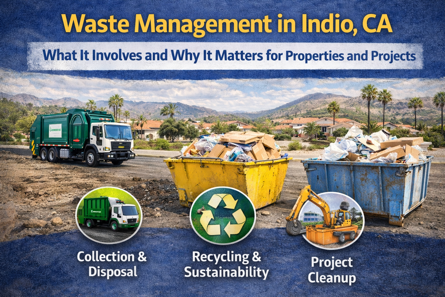 Waste Management in Indio, CA: What It Involves and Why It Matters for Properties and Projects